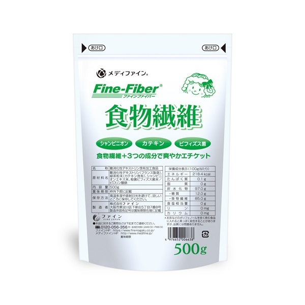 【ロット販売】4976652006638 入数15個 食物繊維５００ｇ