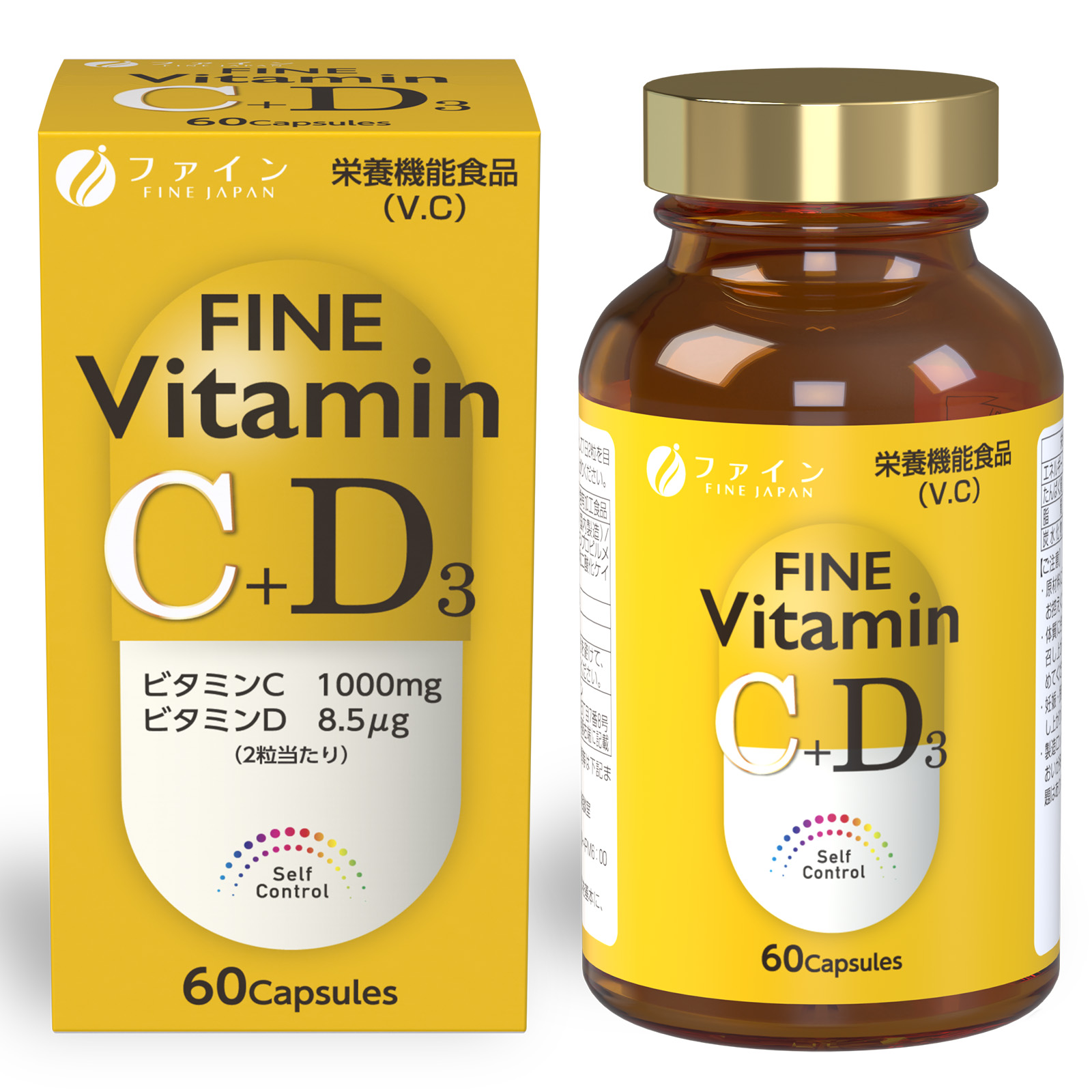 【ロット販売】4976652015432 入数24個 ﾌｧｲﾝﾋﾞﾀﾐﾝC+D 60粒